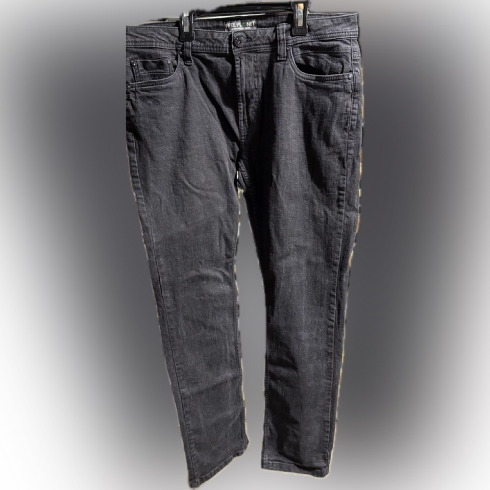 Men’s FREE PLANET Black Jeans 34 x 32